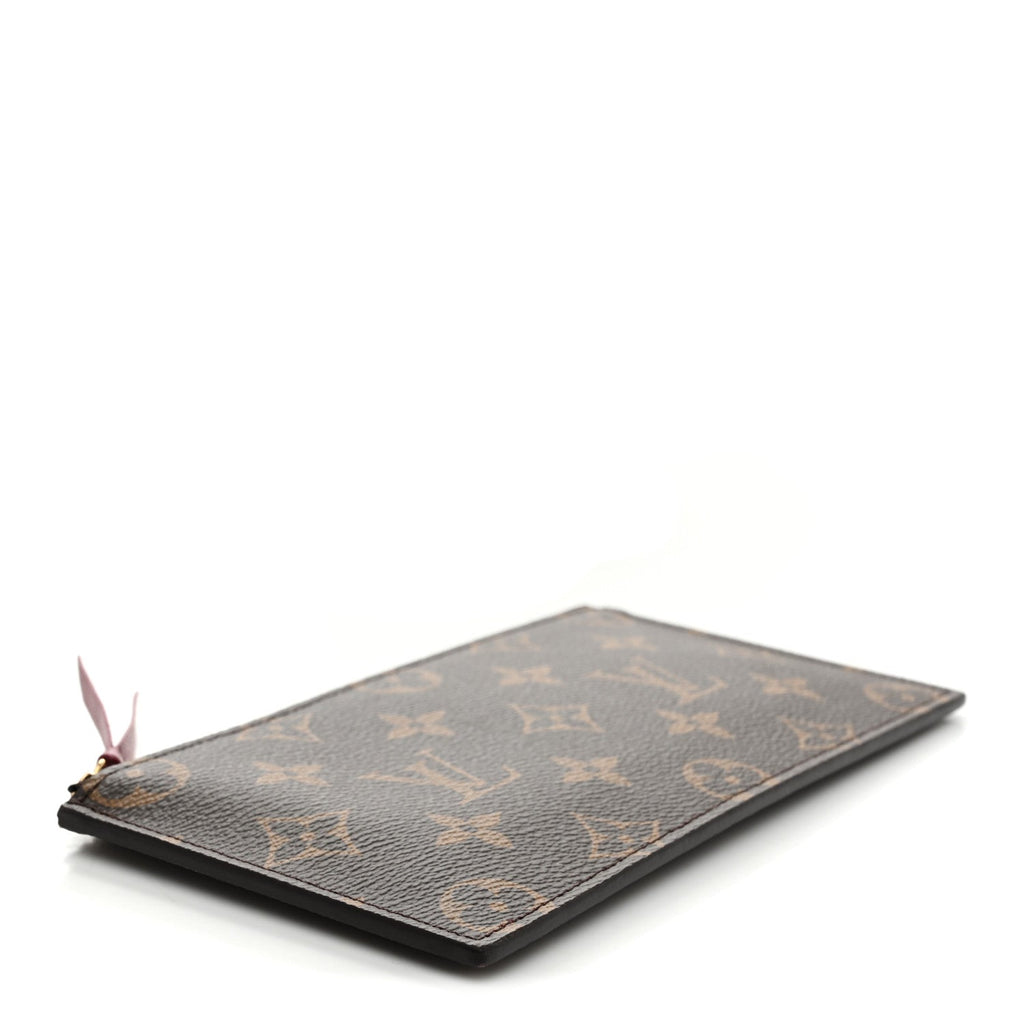Louis Vuitton Monogram Felicie Chain Wallet Zippered Insert Fuchsia