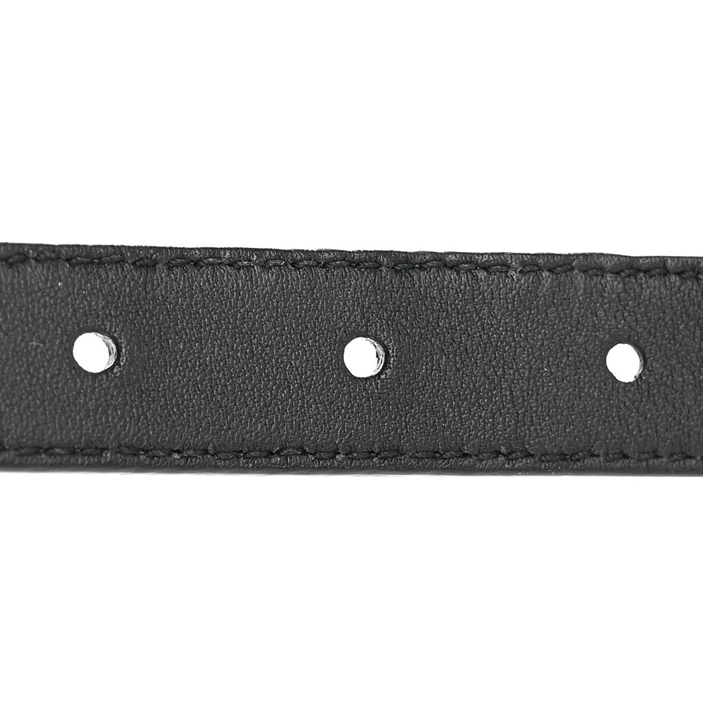 Gucci Calfskin Double G 20mm Belt 85 34 Black