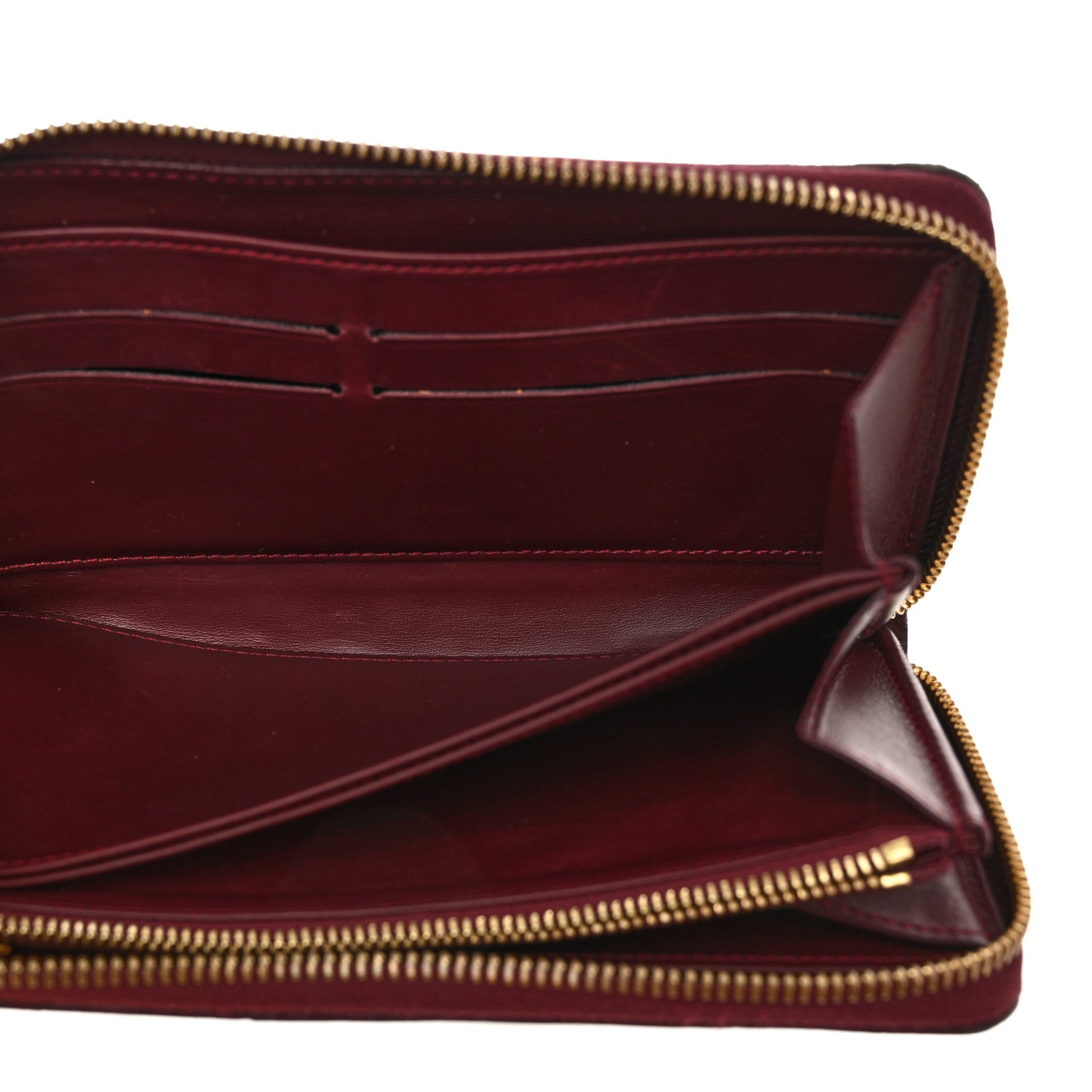 Louis Vuitton Vernis Zippy Wallet Rouge Fauviste