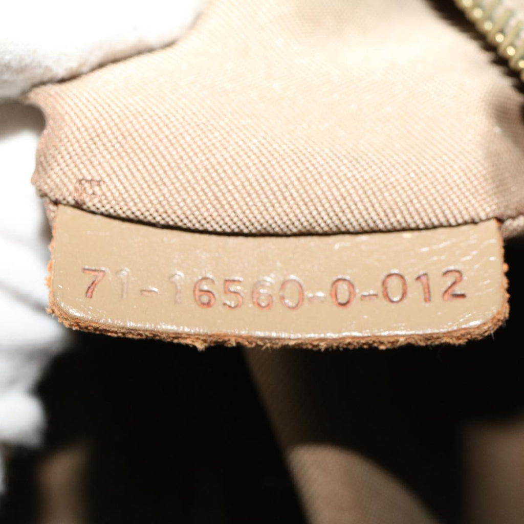 FENDI Zucchino Canvas Hand Bag Coated Canvas Light Blue  48018