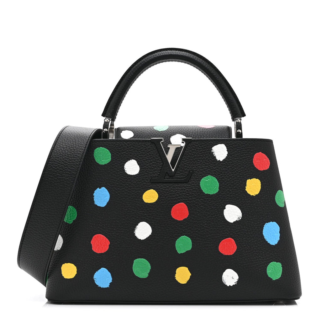 Louis Vuitton LV X YK Taurillon Capucine MM Black