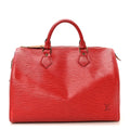 Louis Vuitton Epi Speedy 30 Castillan Red