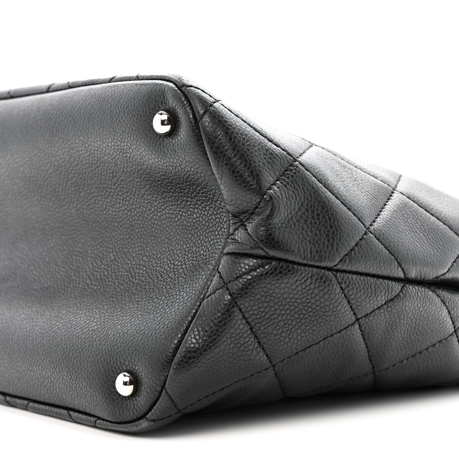 Chanel Caviar Quilted CC Timeless Soft Tote Black