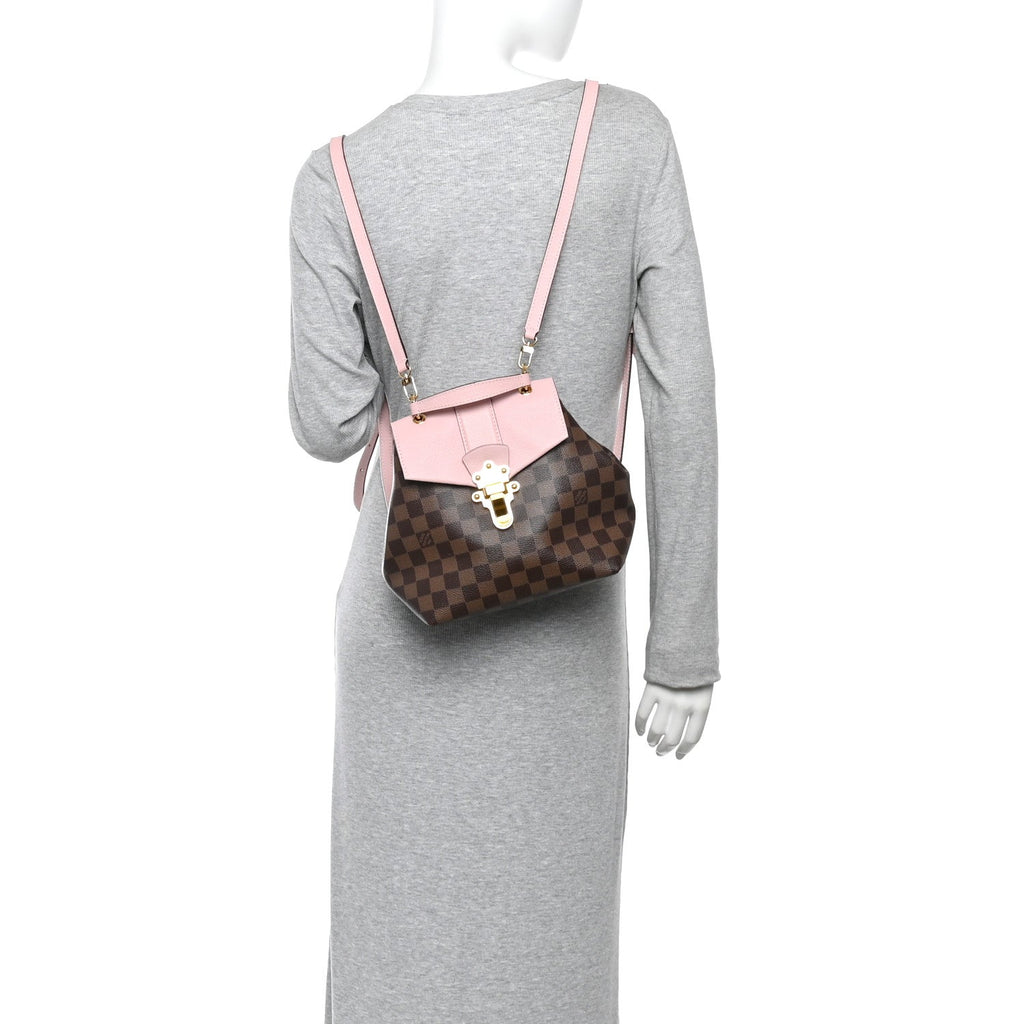 Louis Vuitton Damier Ebene Clapton Backpack Magnolia