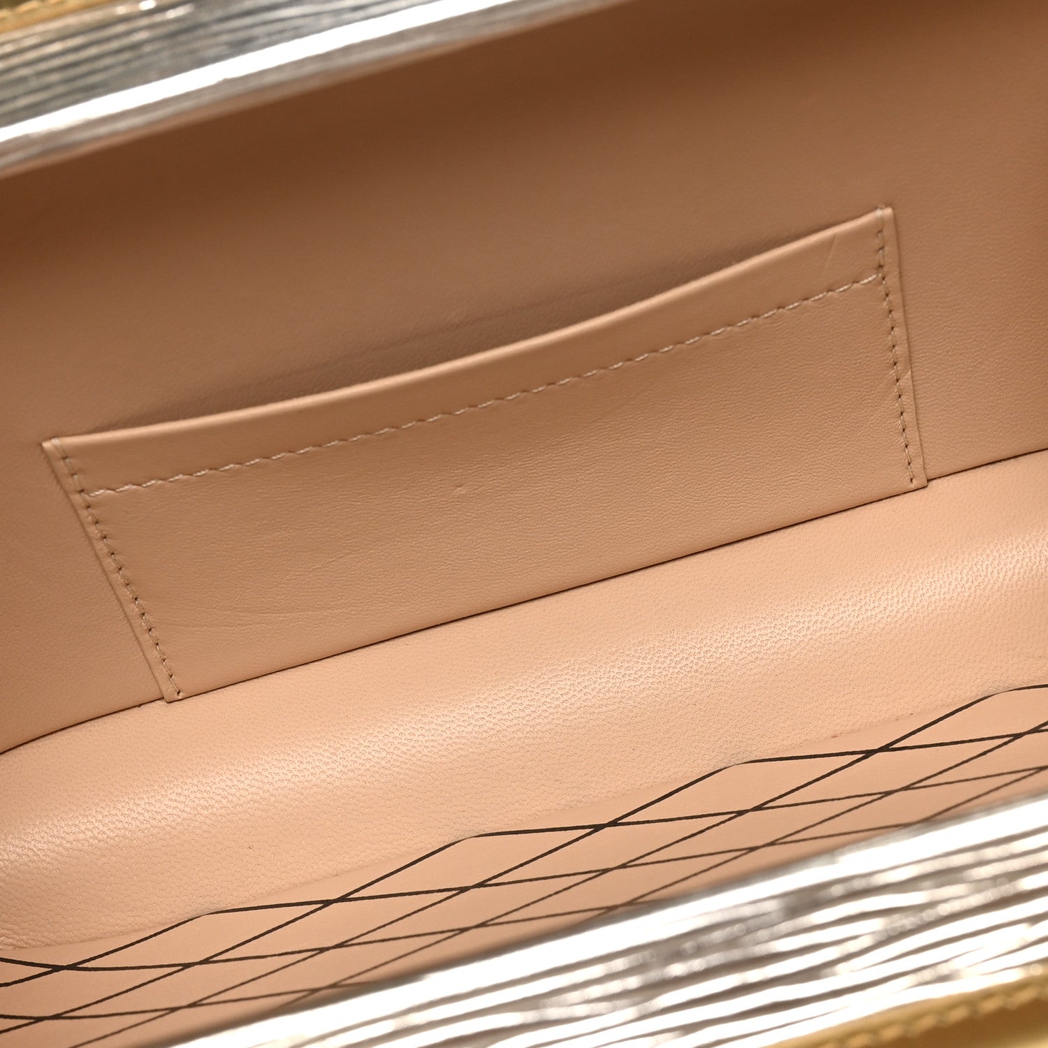 Louis Vuitton Metallic Epi Petite Malle Silver