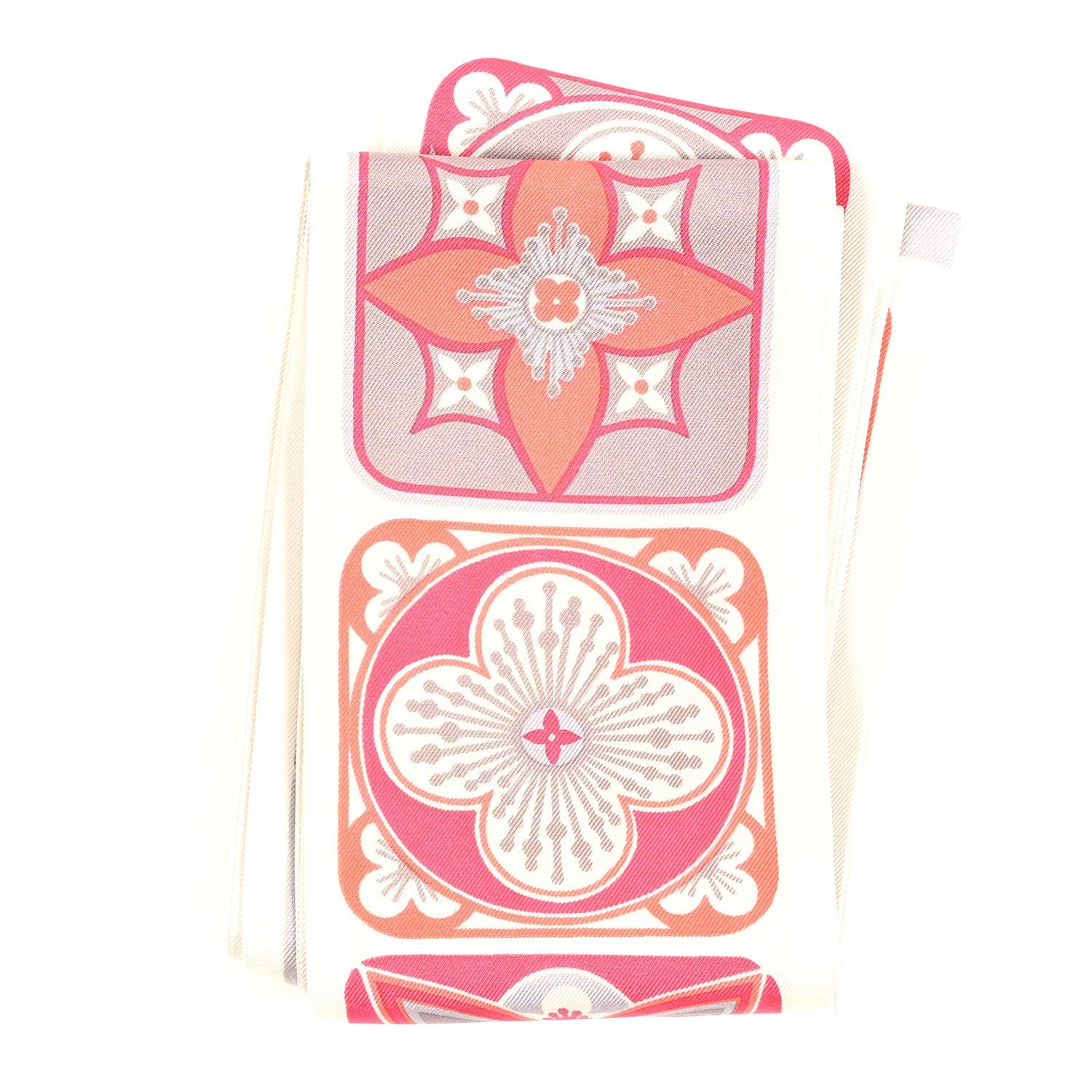 Louis Vuitton Silk Kamonogram Bandeau Corail
