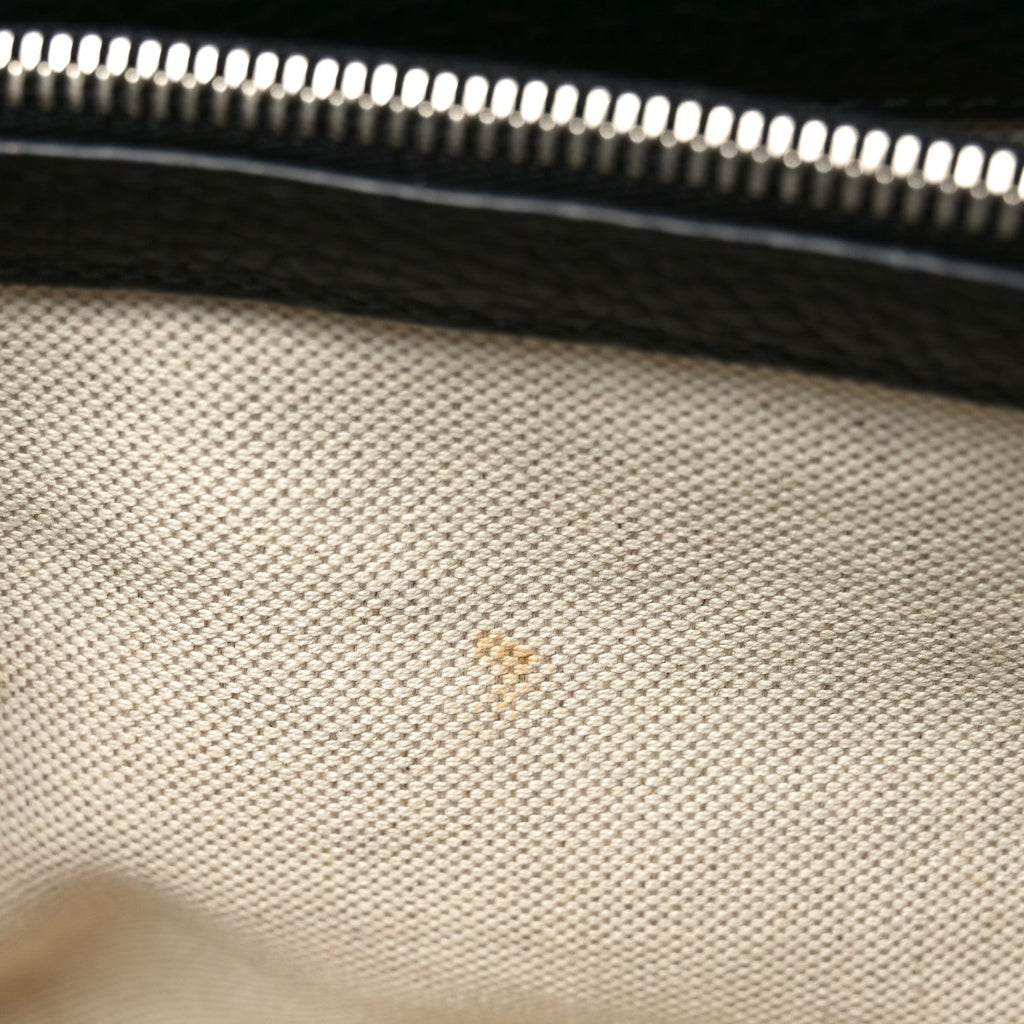 Gucci Pebbled Calfskin Small Dionysus Shoulder Bag Black