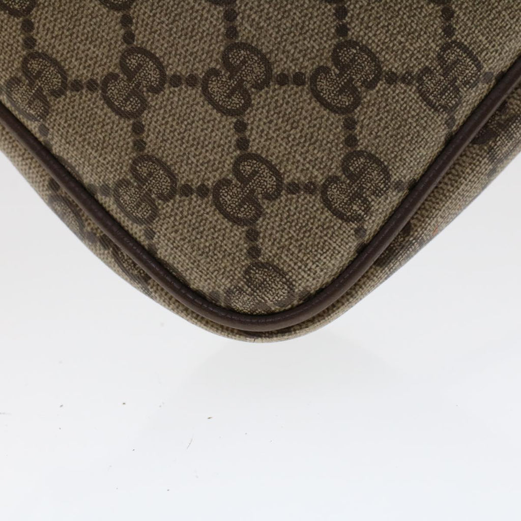 GUCCI GG Canvas Shoulder Bag PVC Leather Beige  48136