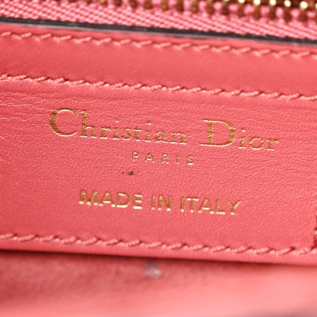 Christian Dior Calfskin Saddle Bag Pink
