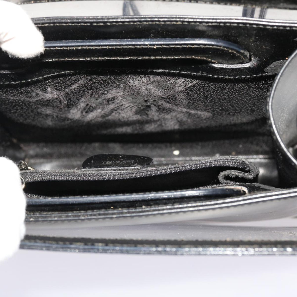 GUCCI Shoulder Bag Vinyl Black  48186