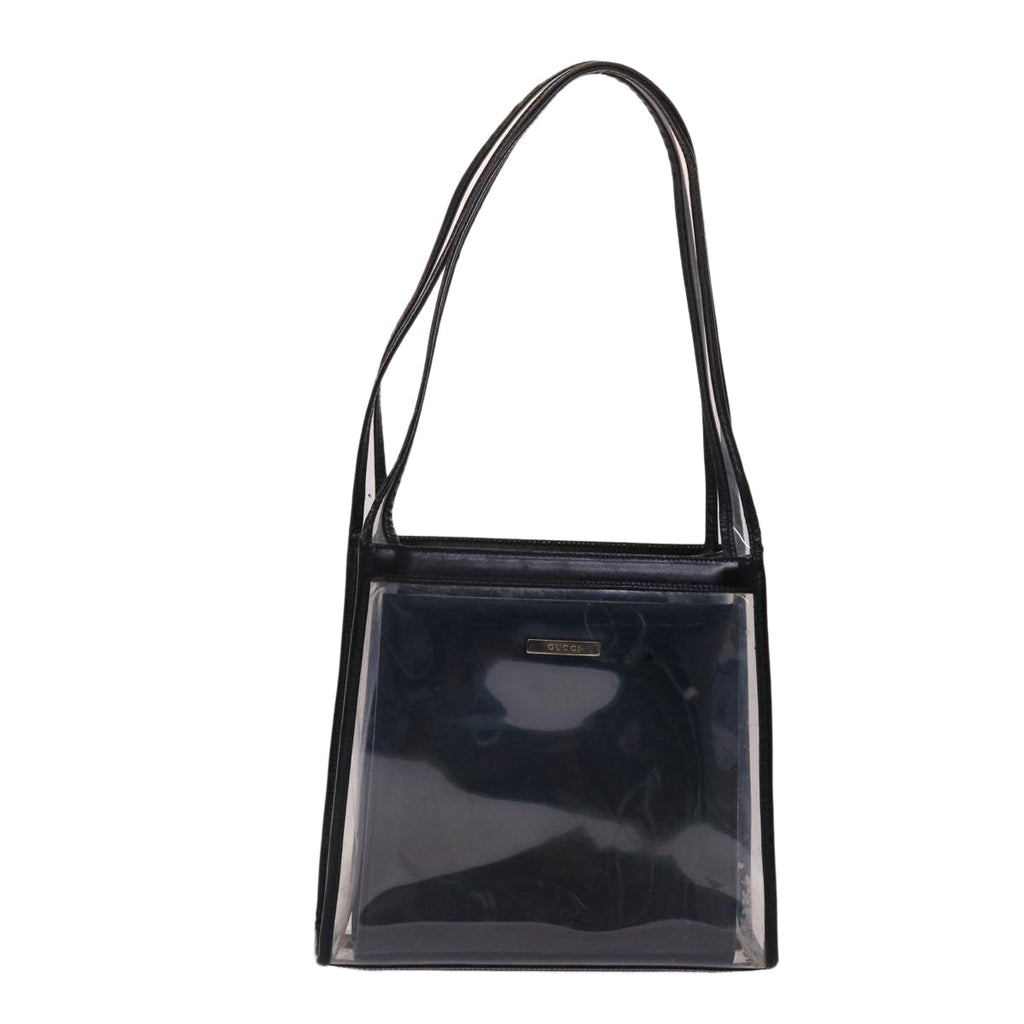 GUCCI Shoulder Bag Vinyl Black  48186