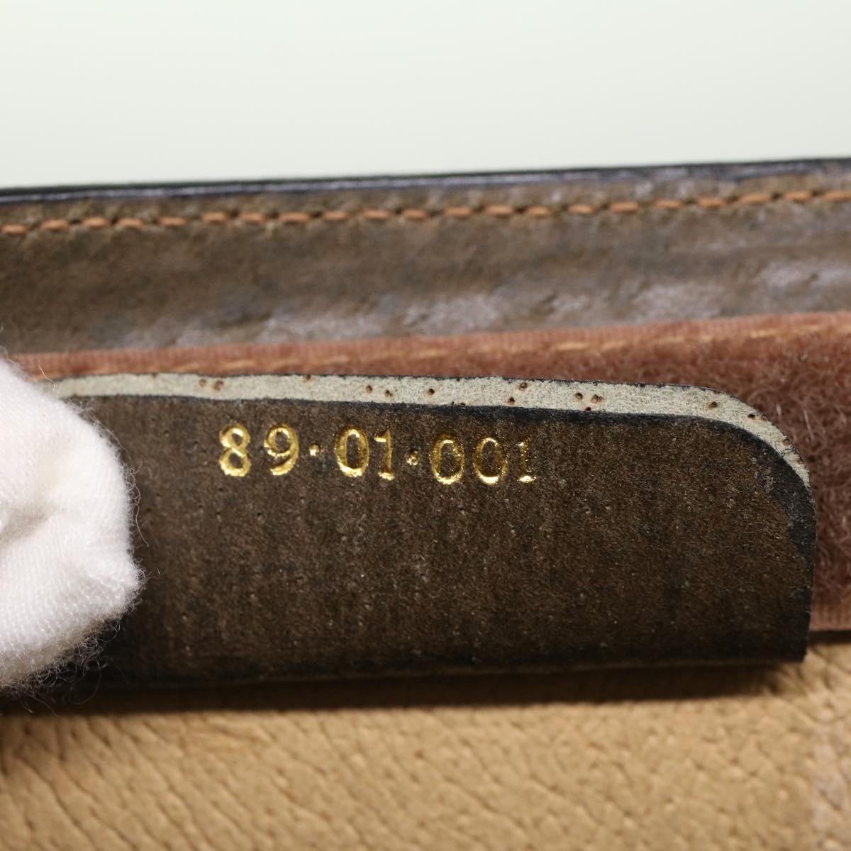 GUCCI GG Canvas Web Sherry Line Clutch Bag Beige Red Green 89.01.001  48199