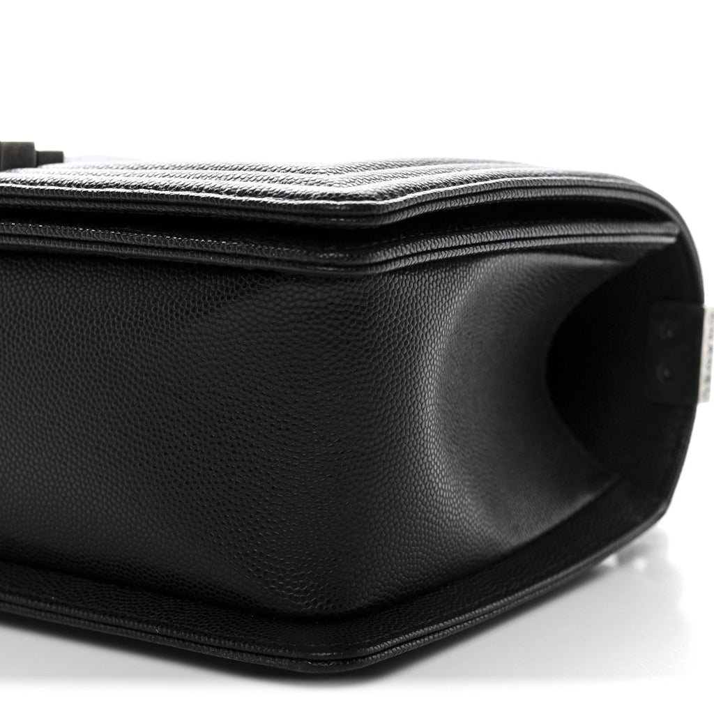 Chanel Caviar Quilted Medium Boy Flap Black