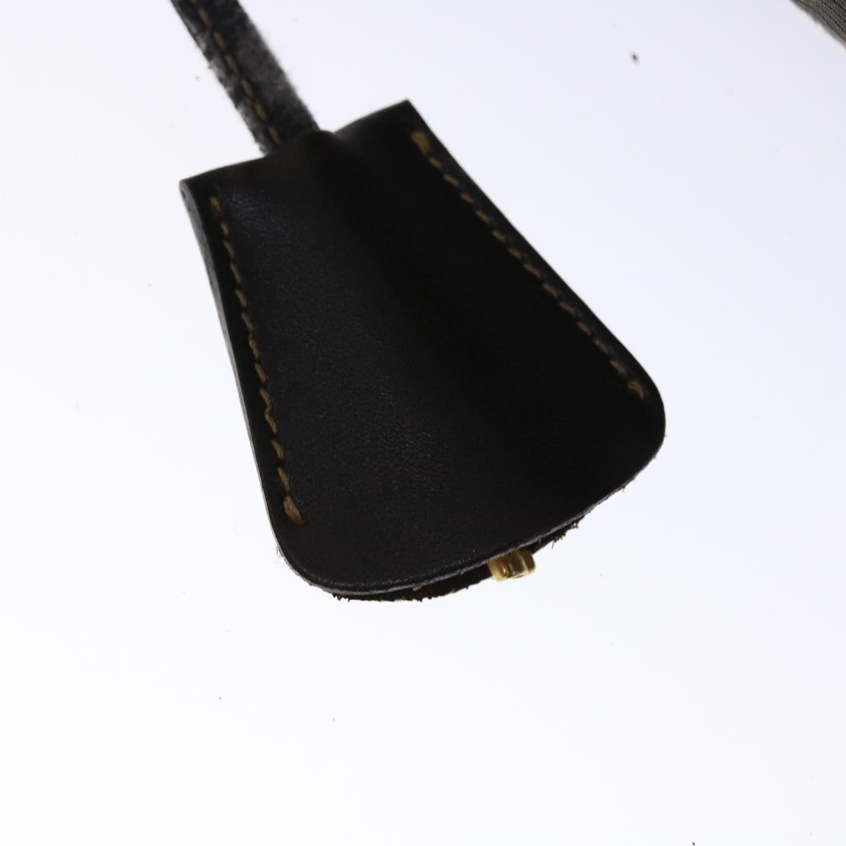 FENDI Zucca Canvas Hand Bag Nylon Brown Black  48233