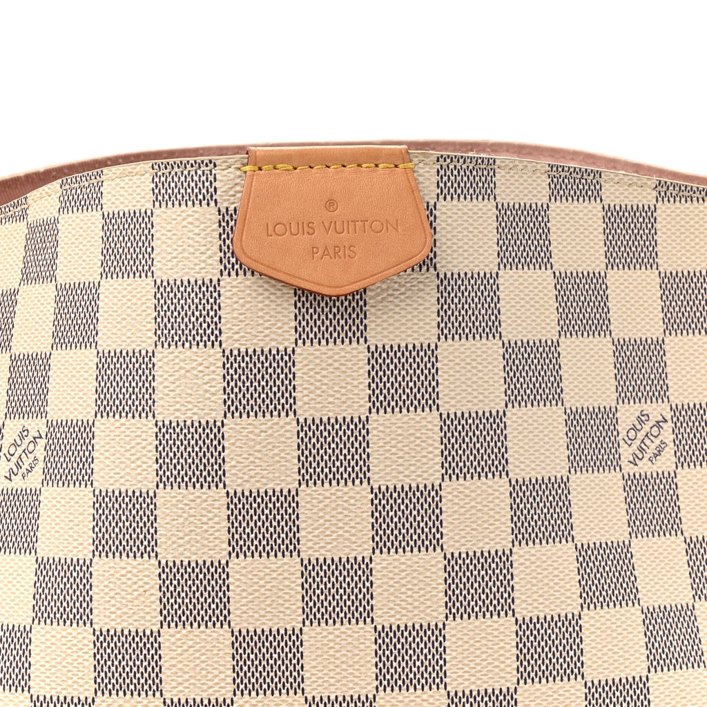 Louis Vuitton Damier Azur Graceful PM Rose Ballerine
