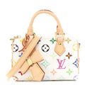 Louis Vuitton LV X TM Monogram Multicolor Nano Speedy White