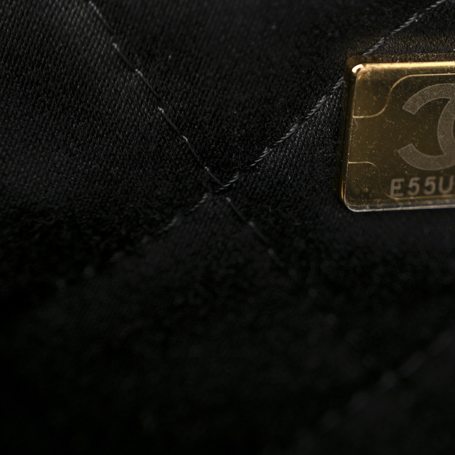 Chanel Shiny Calfskin Quilted Chanel 22 Black