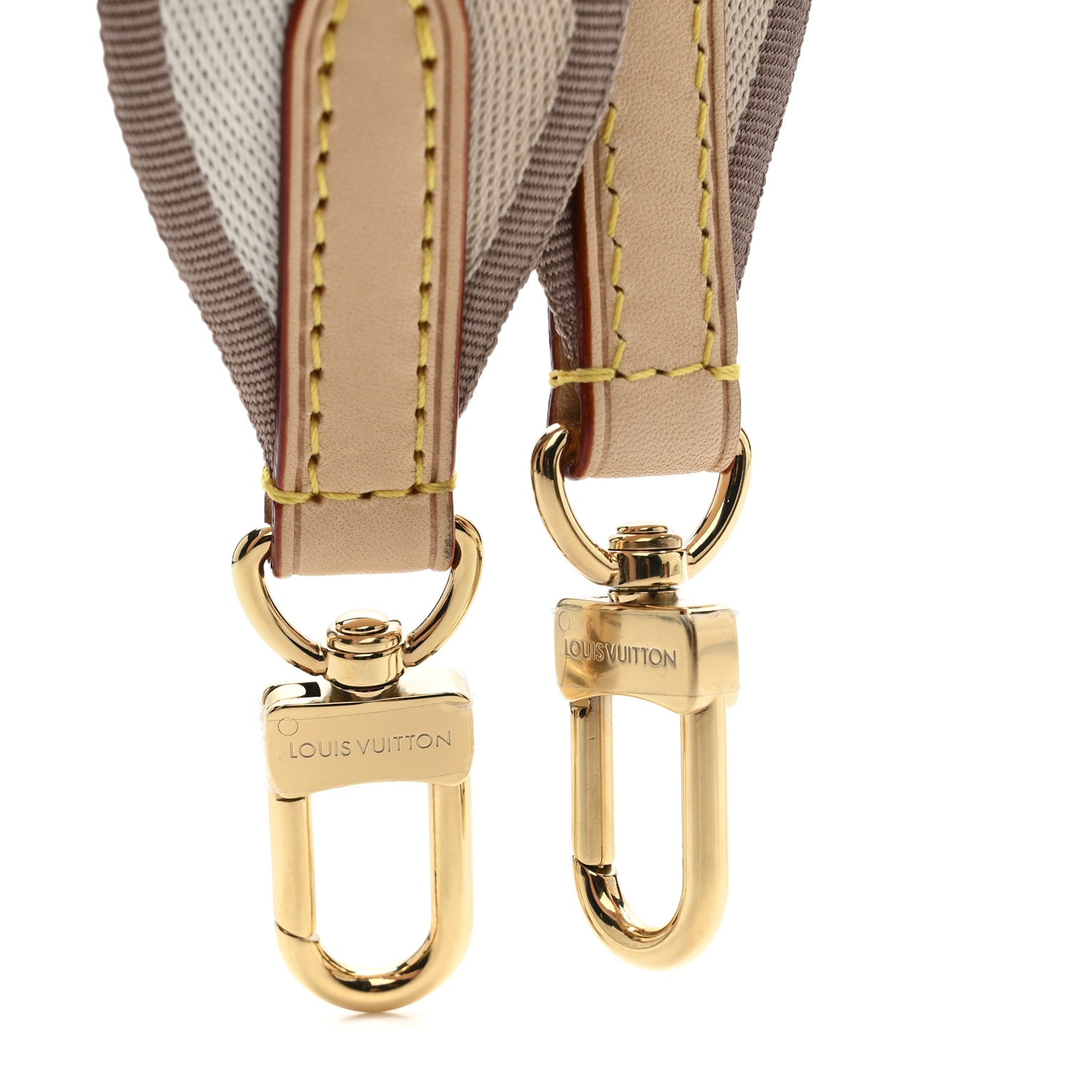 Louis Vuitton Jacquard Speedy Bandouliere 20 Shoulder Strap Beige