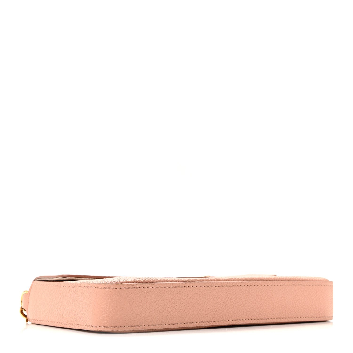 Louis Vuitton Empreinte Monogram Giant Felicie Pochette Chain Wallet Rose Trianon Creme