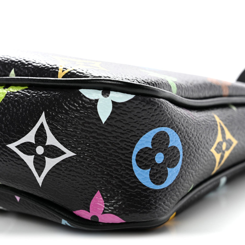 Louis Vuitton LV X TM Monogram Multicolor Pochette Accessories Black