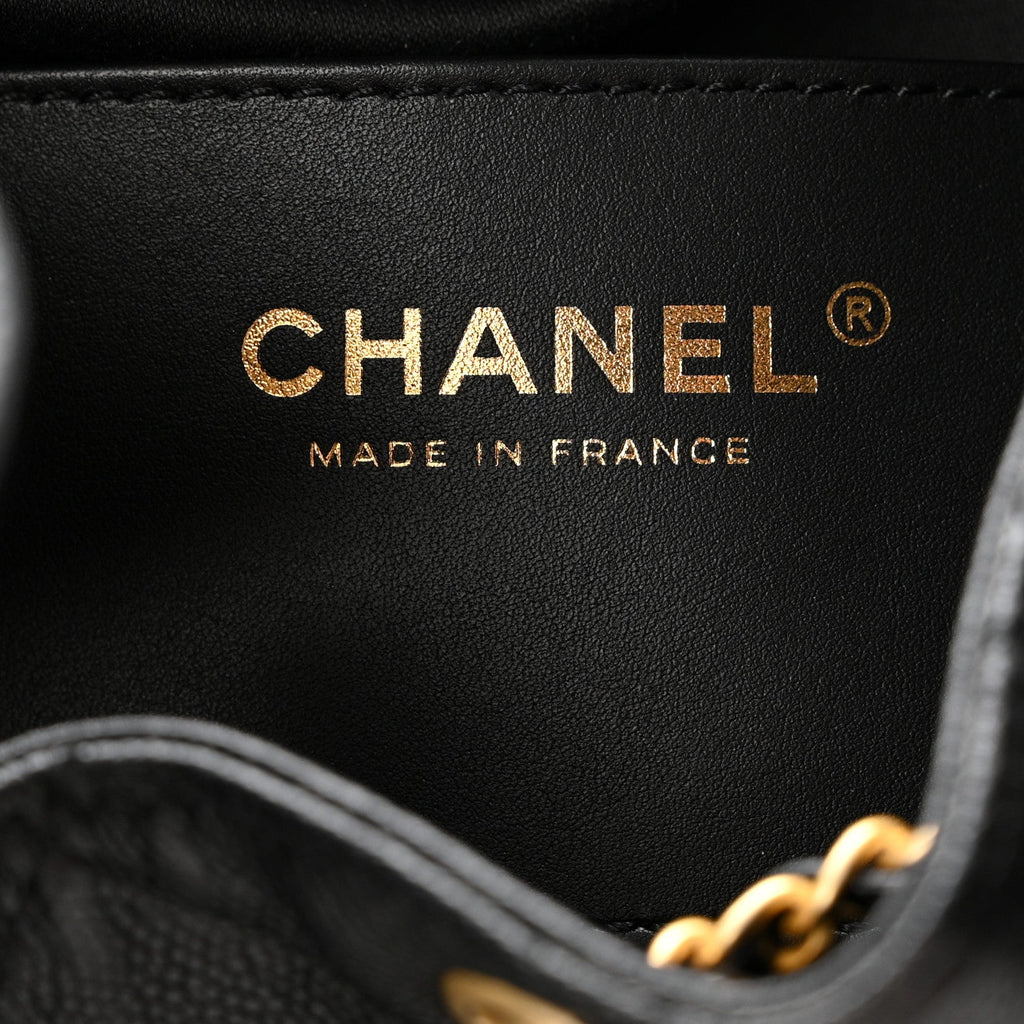 Chanel Caviar Quilted Small Chanel 25 Handbag Black