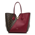 Louis Vuitton Calfskin Monogram Kimono Tote Grape