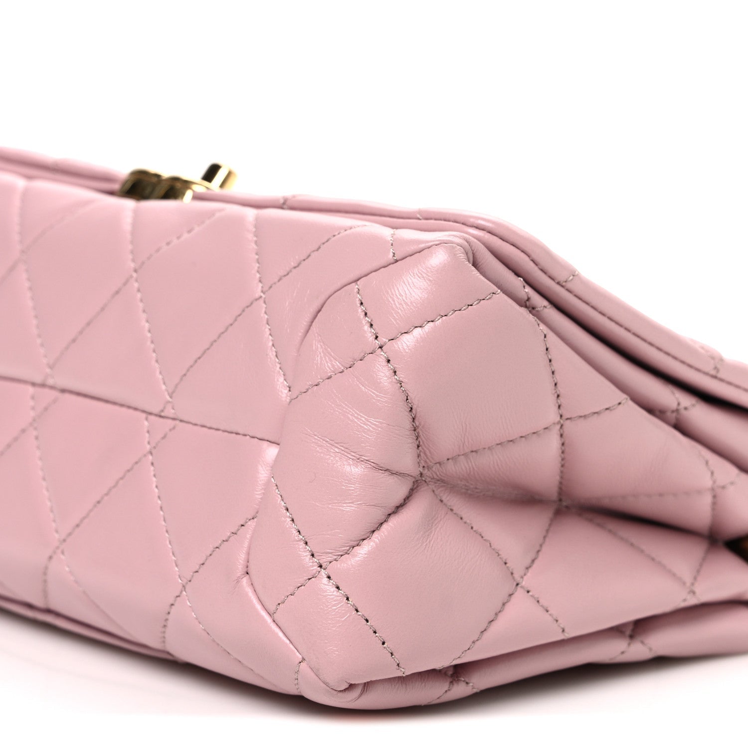 Chanel Lambskin Quilted Medium Color Match Flap Light Pink