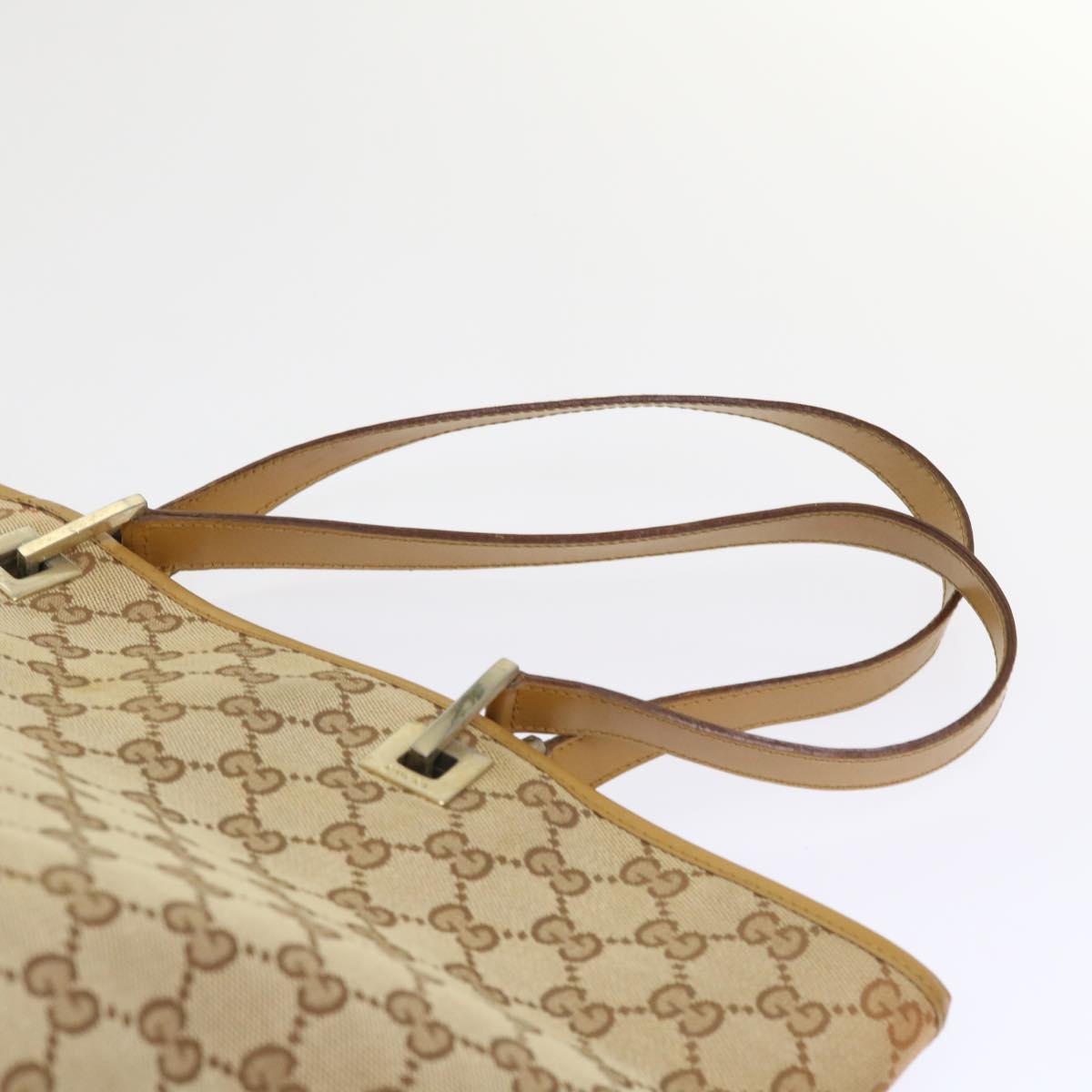 GUCCI GG Canvas Tote Bag Beige  48448