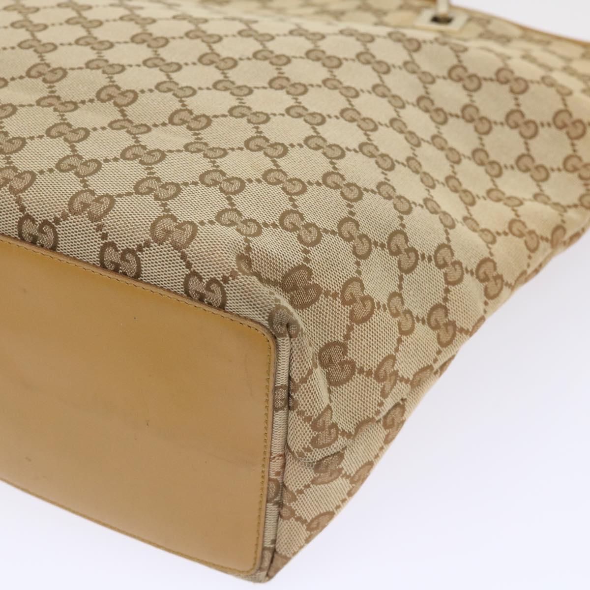 GUCCI GG Canvas Tote Bag Beige  48448