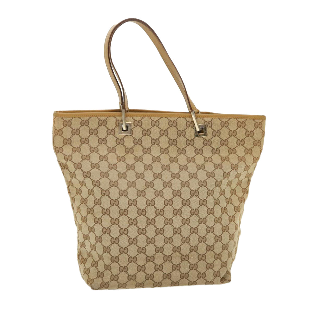 GUCCI GG Canvas Tote Bag Beige  48448