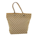 GUCCI GG Canvas Tote Bag Beige  48448