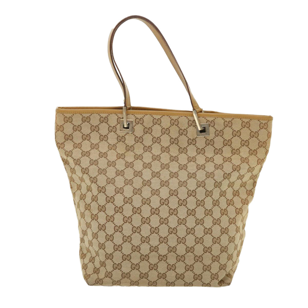 GUCCI GG Canvas Tote Bag Beige  48448