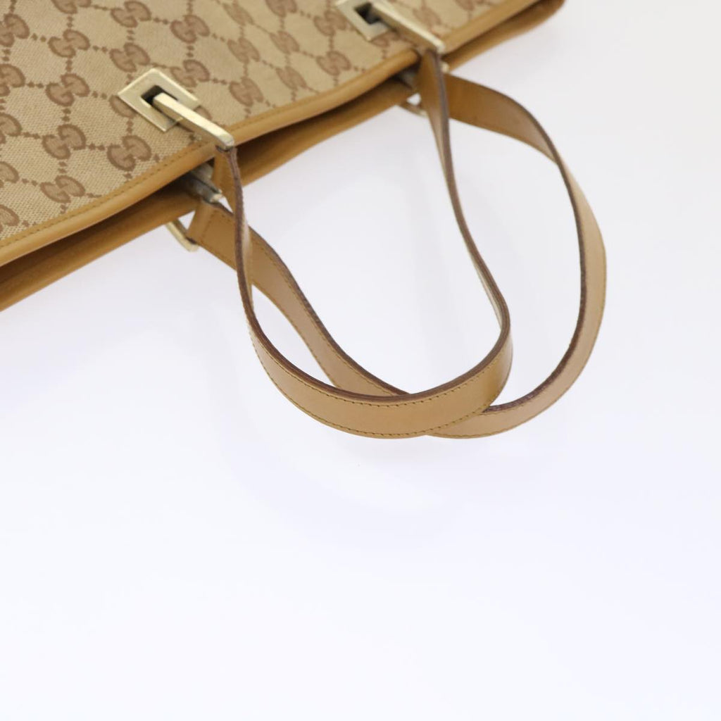 GUCCI GG Canvas Tote Bag Beige  48448