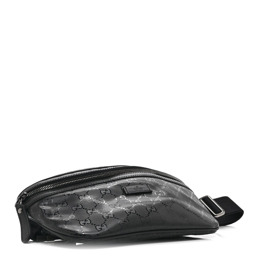 Gucci Imprime Monogram Belt Bag Black