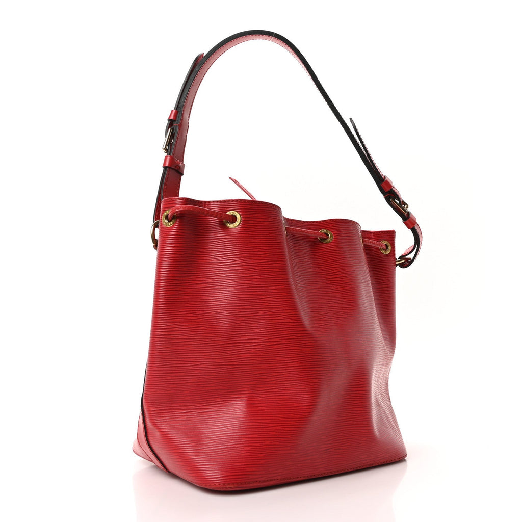 Louis Vuitton Epi Petit Noe Castillan Red