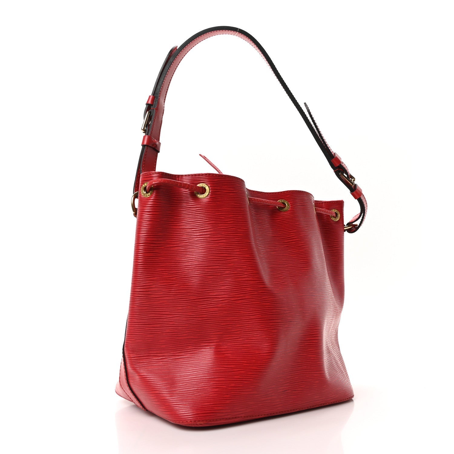 Louis Vuitton Epi Petit Noe Castillan Red
