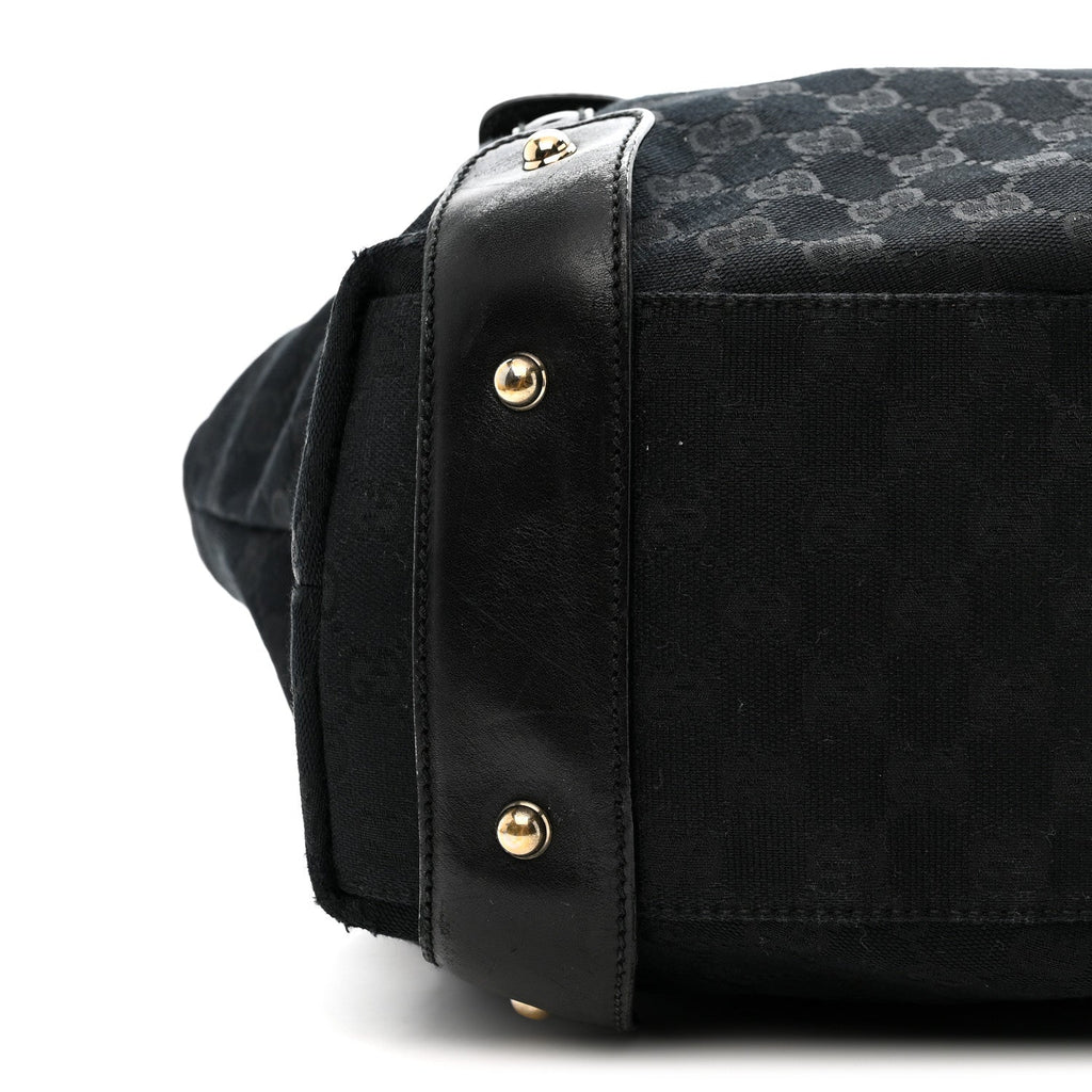 Gucci Monogram Medium Pelham Shoulder Bag Black