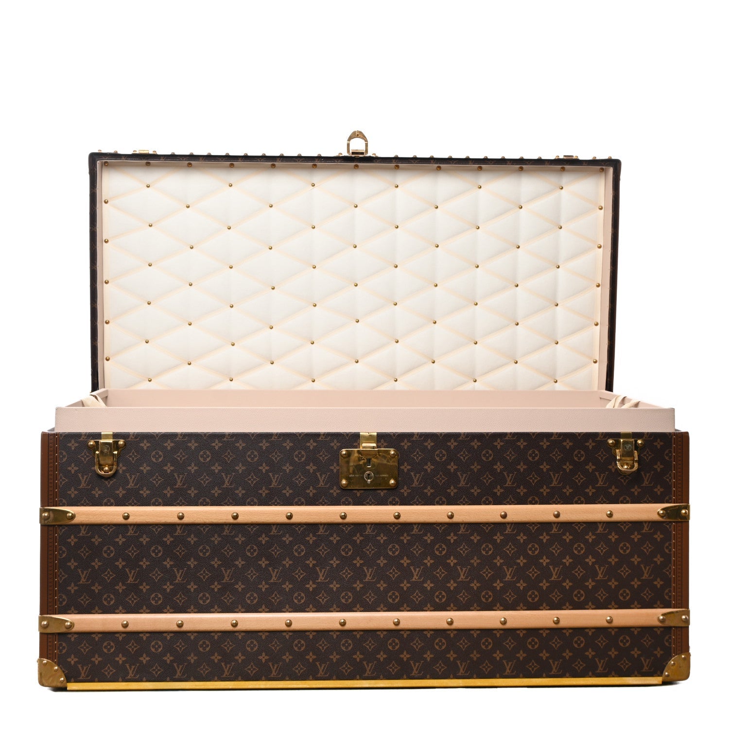 Louis Vuitton Monogram Malle Courrier Lozine Trunk 110