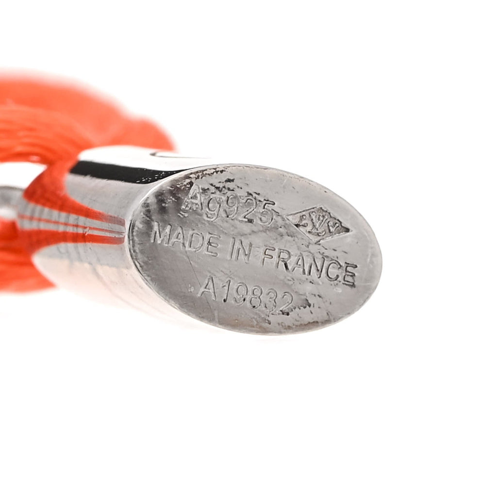 Louis Vuitton X UNICEF Sterling Silver Lockit Bracelet Orange