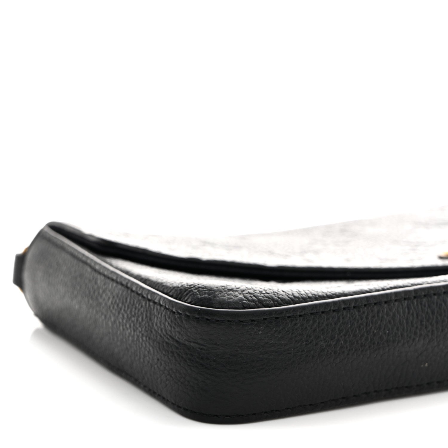 Louis Vuitton Empreinte Pochette Felicie Chain Wallet Black