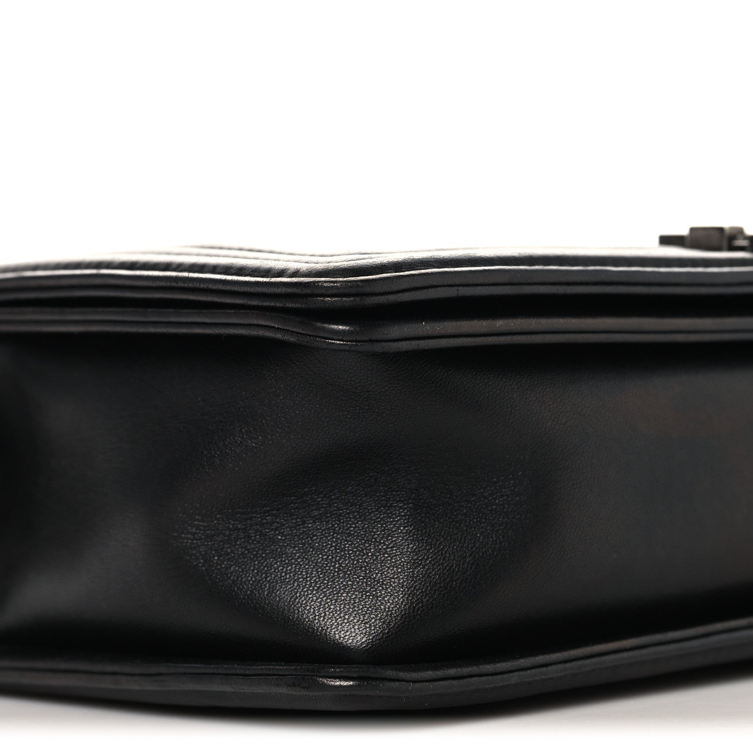 Chanel Lambskin Quilted New Medium Boy Flap Black