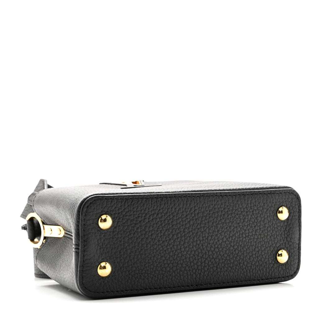 Louis Vuitton Taurillon Mini Capucines Black