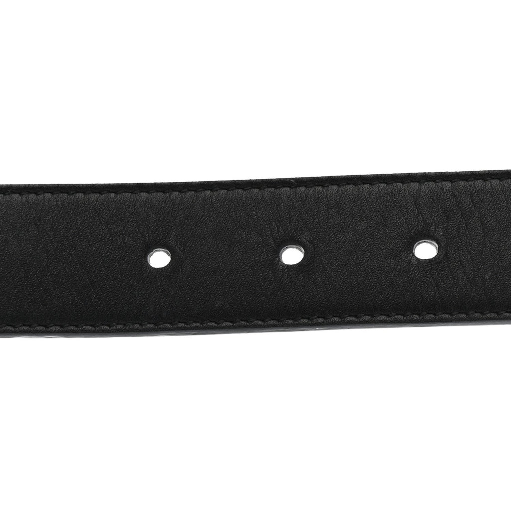 Gucci Calfskin Double G 30mm Belt 75 30 Black