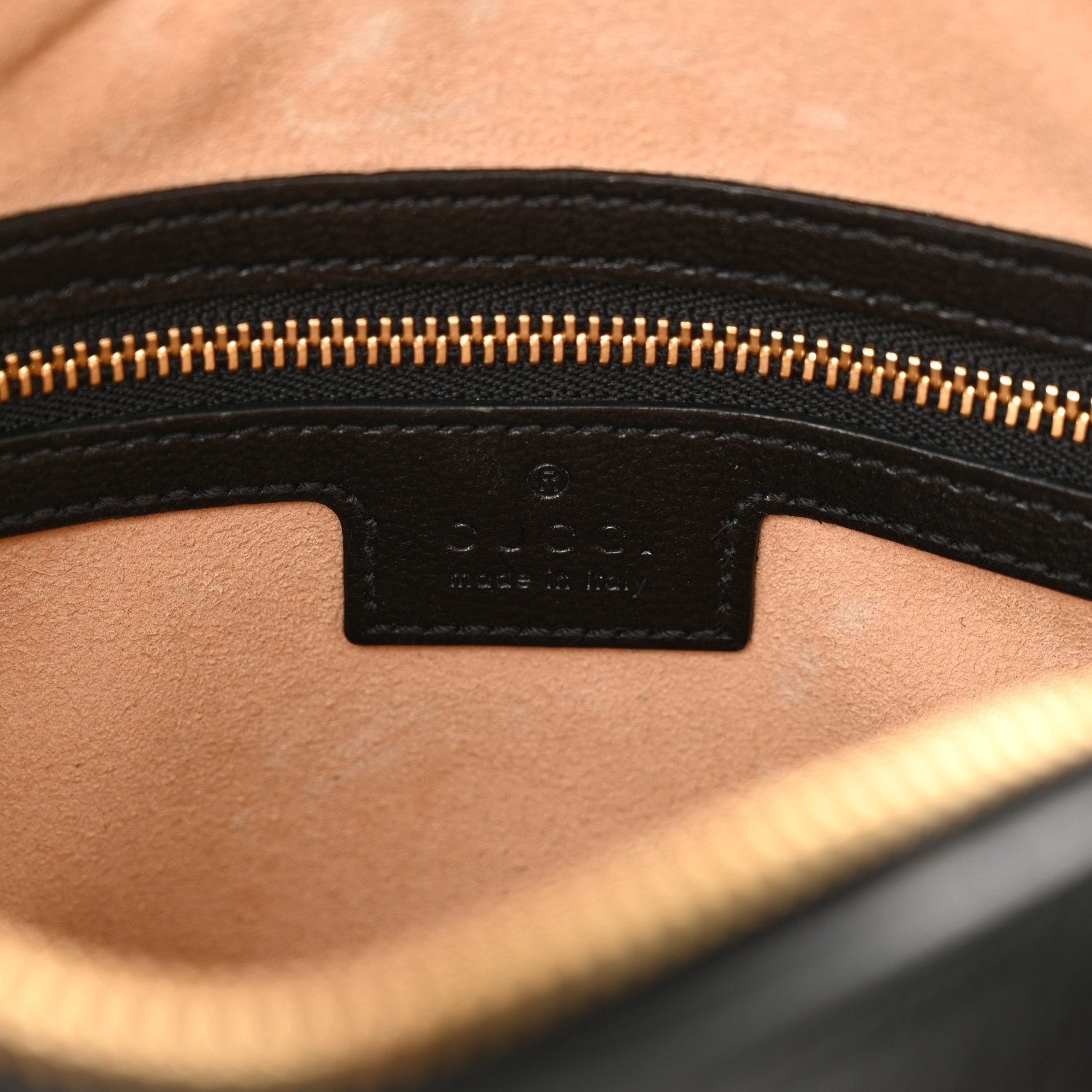 Gucci Textured Calfskin Small Horsebit 1955 Shoulder Bag Black