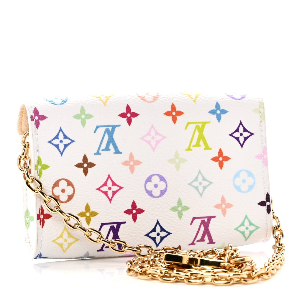 Louis Vuitton LV X TM Monogram Multicolor Pouch Metis Belt White
