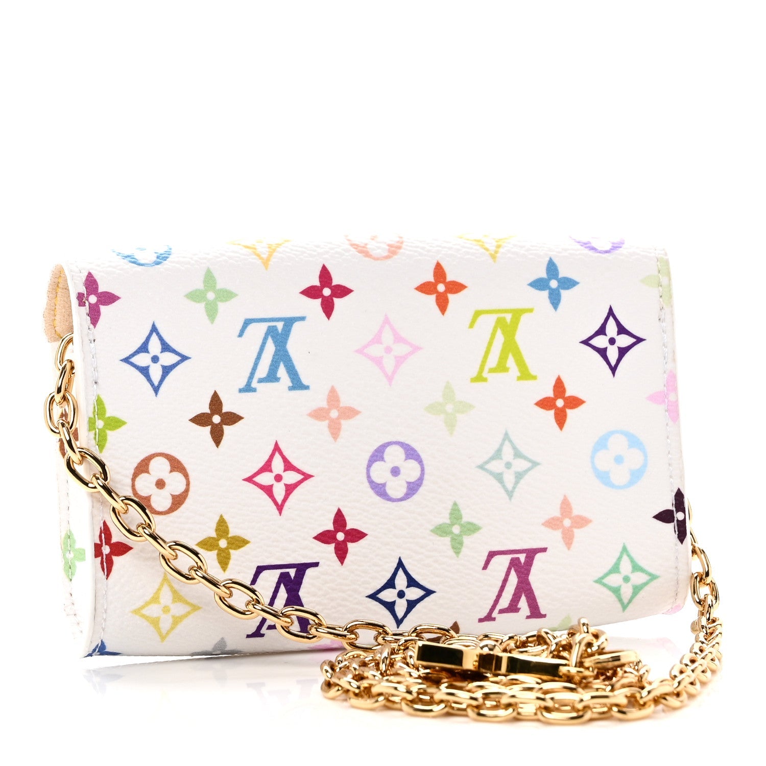 Louis Vuitton LV X TM Monogram Multicolor Pouch Metis Belt White