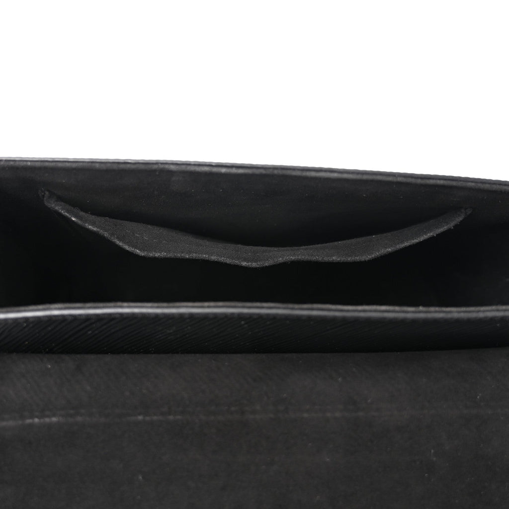Louis Vuitton Epi Twist Top Handle Shoulder Bag MM Black
