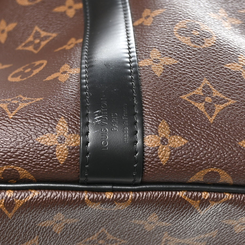 Louis Vuitton Monogram Macassar Keepall Bandouliere 55