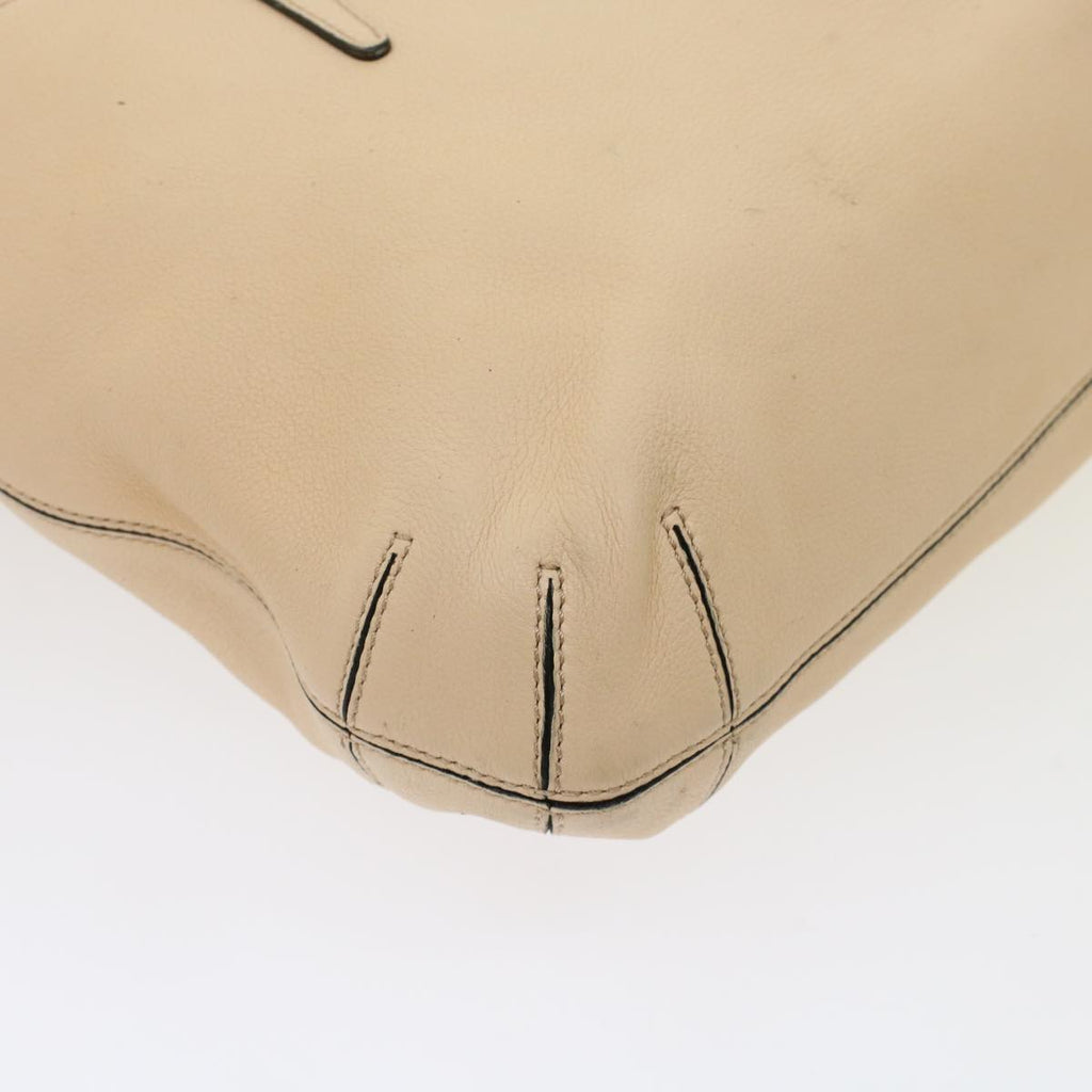 FENDI Hand Bag Suede Leather 2way Beige  48745