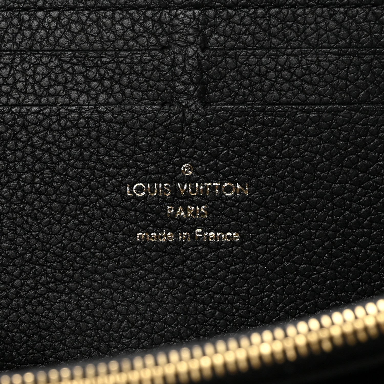 Louis Vuitton Empreinte Clemence Wallet Black